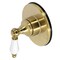 Kingston Brass KS3037PL Single-Handle Three-Way Diverter Valve with Trim Kit, Brushed Brass KS3037PL - alternate 1